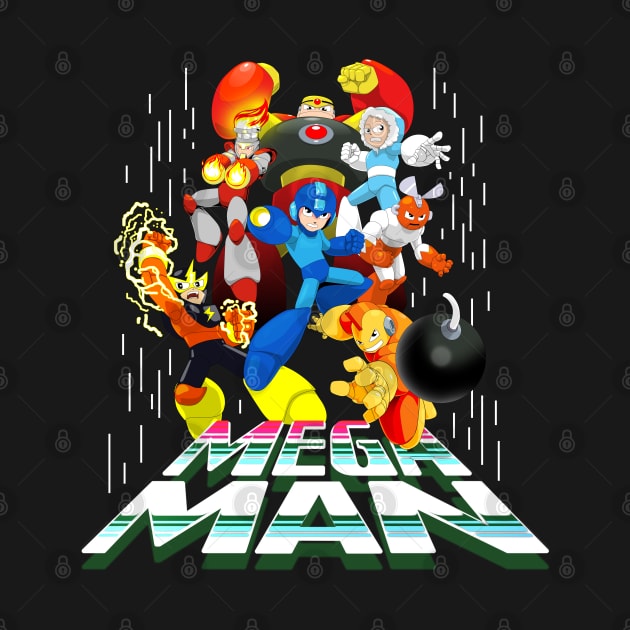 Mega Man and Bosses by CoolDojoBro