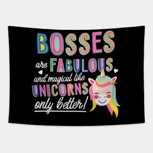 Bosses are like Unicorns Gift Idea Tapestry