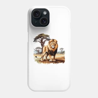 Wild African Lion Phone Case