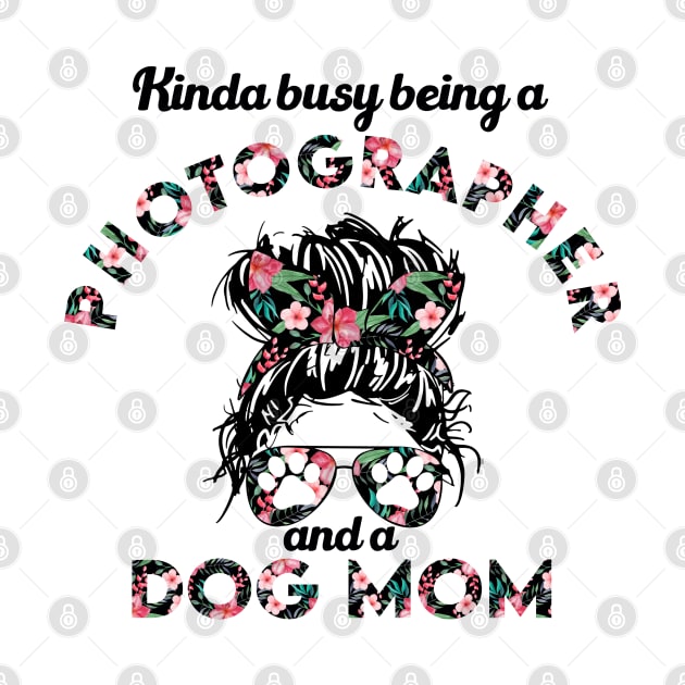 Photographer woman and dog mom gift . Perfect present for mother dad friend him or her by SerenityByAlex