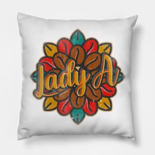 Lady A Coffee Pillow