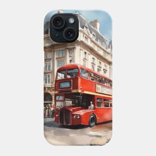Watercolor Urban Walks -London Collection- Phone Case