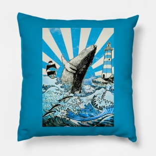 BLUE WHALE Pillow