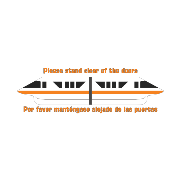Please stand clear of the doors, Orange by bcrosby2011