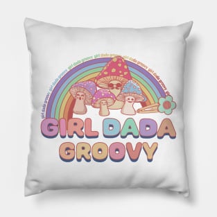 Girl DADA Groovy Pillow