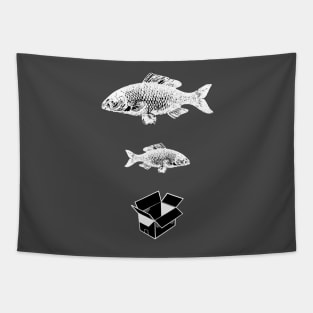 Big Fish, Little Fish, Cardboard Box Tapestry