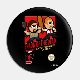 Shaun of the Dead retro 8-bit gaming Pin