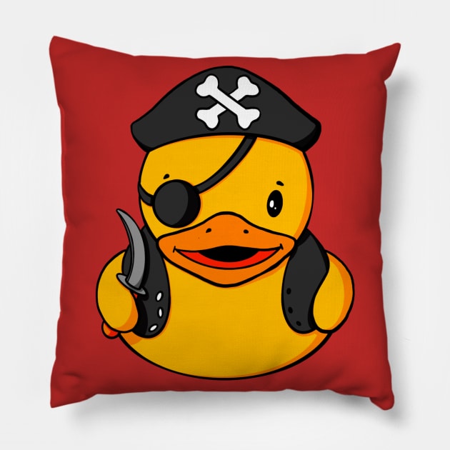 Pirate Rubber Duck Pillow by Alisha Ober Designs