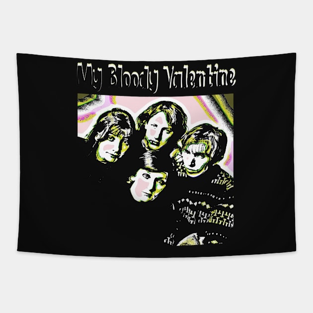 My Bloody Valentine FanArt Tapestry by Twrinkle