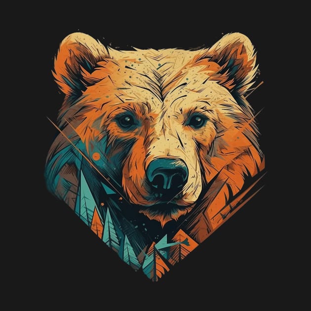 Boho bear by GreenMary Design