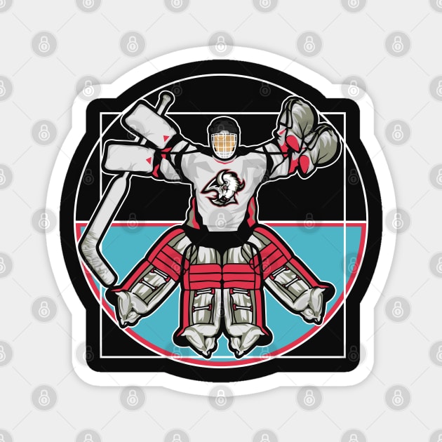 Vitruvian Hasek Magnet by Carl Cordes