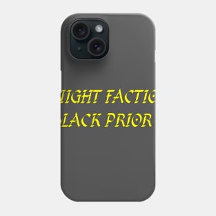 Black Prior Phone Case