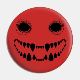 Scary Monster face Pin