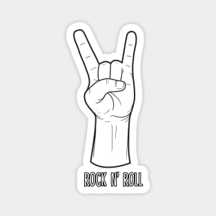 The Symbol of Rock N Roll Magnet