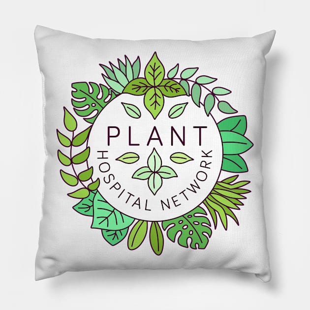 Plant Hospital Network Pillow by sombrasblancas