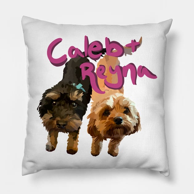 Caleb and Reyna Pillow by jrepkin