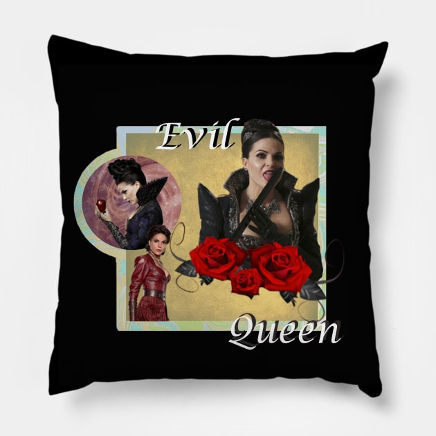 Evil Queen Once upon a time Pillow by willow141