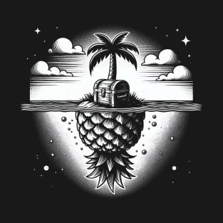 Upside Down Pineapple Island T-Shirt