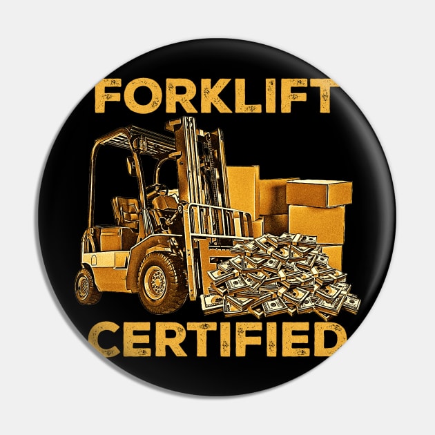 Forklift Certified Equipment Pin by jawiqonata