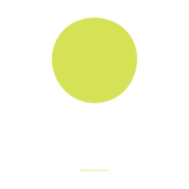 Circular - Crayola Maximum Green Yellow by Eugene and Jonnie Tee's