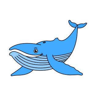 Cute Happy Whale Sea Animal T-Shirt
