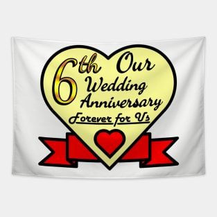 6th wedding anniversary Tapestry