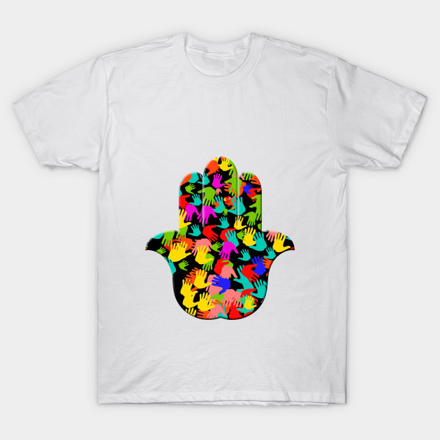 Hand Colorful Hand Painted Design T Shirt Teepublic