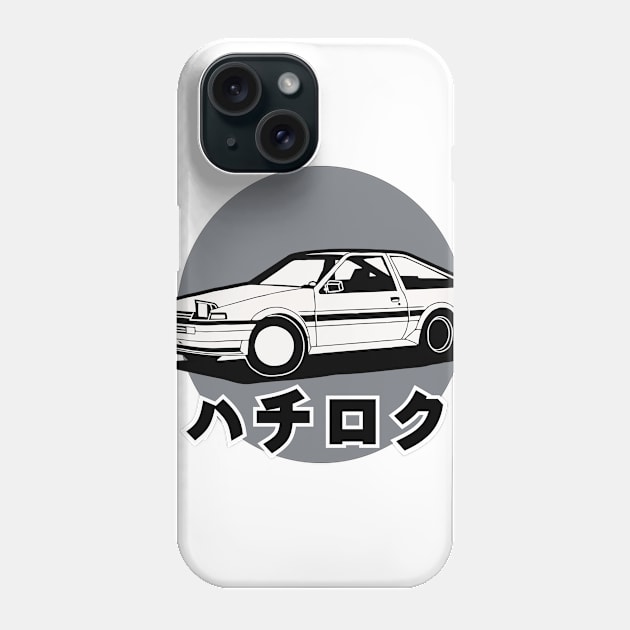 AE86 Hachiroku Phone Case by ANDXS