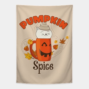 Pumpkin Spice Season Tapestry