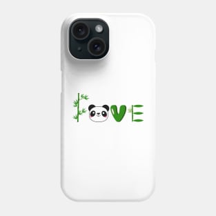 Love Panda, Panda Love, Panda And Bamboo Phone Case