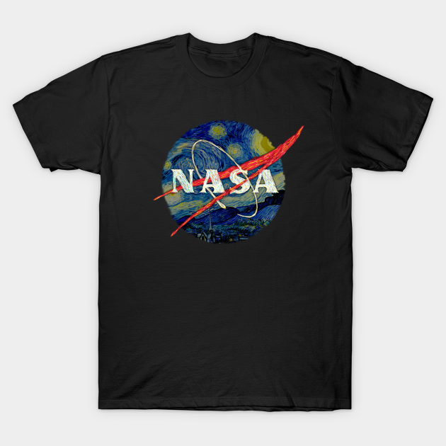 Nasa Starry Night - Nasa - T-Shirt