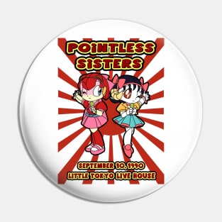 Pointless Sisters English text Pin