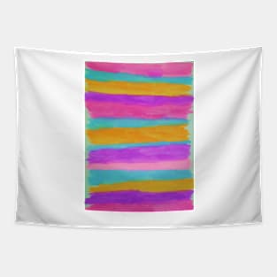 Summer Cabana Stripes Tapestry