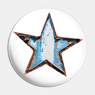 Rusty Star Pin