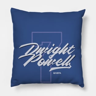 Dwight Powell Dallas Number Script Pillow