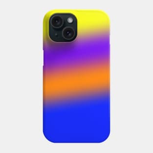 Yellow blue purple orange art Phone Case