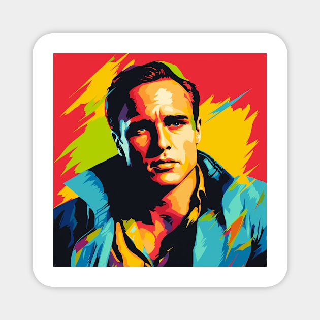 Brando Pop Art 2 Magnet by AstroRisq