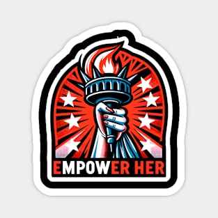 Empower Her with Your Vote - Women in Politics Magnet