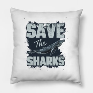 Save the sharks Pillow