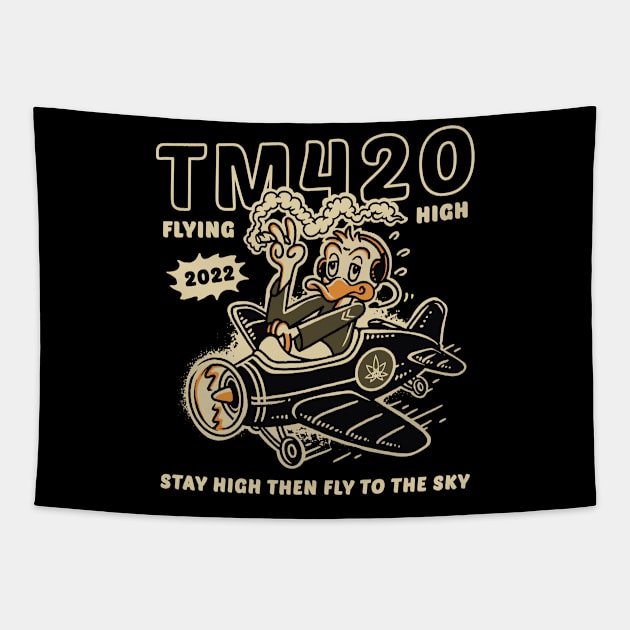 Flying Ducky Tapestry by merry420