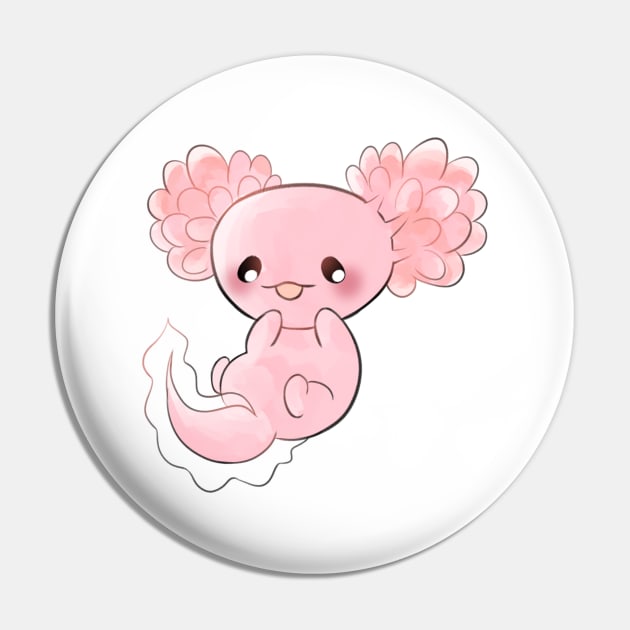 Axolotl Pin by Actral Ravens