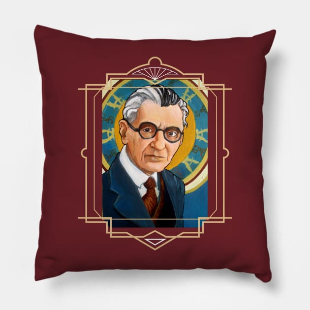 Kurt Gödel Pillow by ReneeBolinger