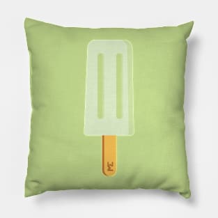 Lime ice lolly Pillow