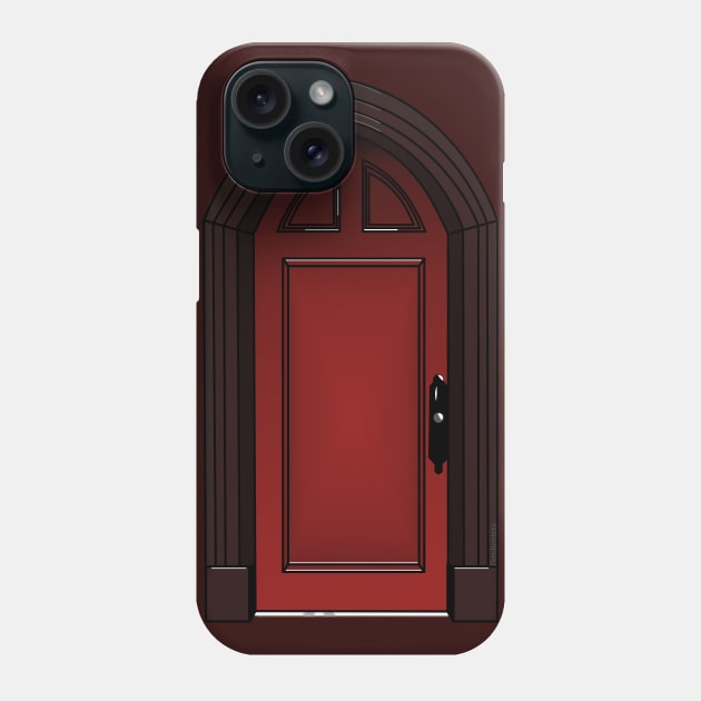 Red Door in The Haunting of House Phone Case by Pendientera