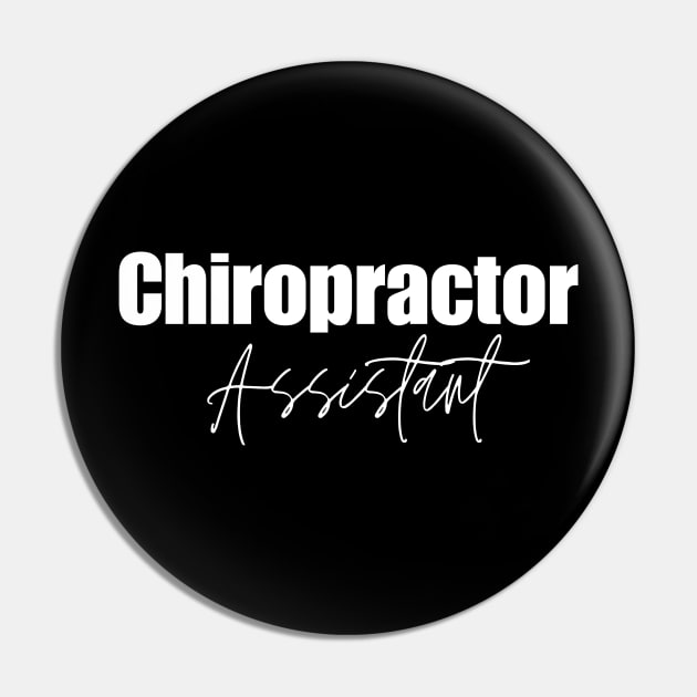 Chiropractor Assistant Pin by HobbyAndArt