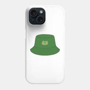 Frog bucket hat Phone Case