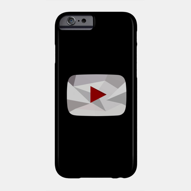 Pewdiepie Red Diamond Creator Award Play Button Red Diamond Creator Award Phone Case Teepublic