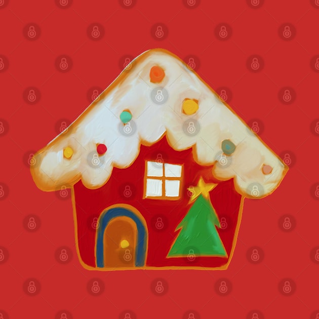 Christmas gingerbread house by Ammi