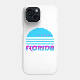 Vaporwave Florida Kanji Retro 80s 90s Phone Case