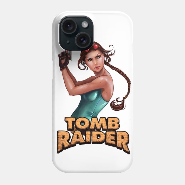 Lara Croft: Tomb Raider Phone Case by LaraRobsGraves